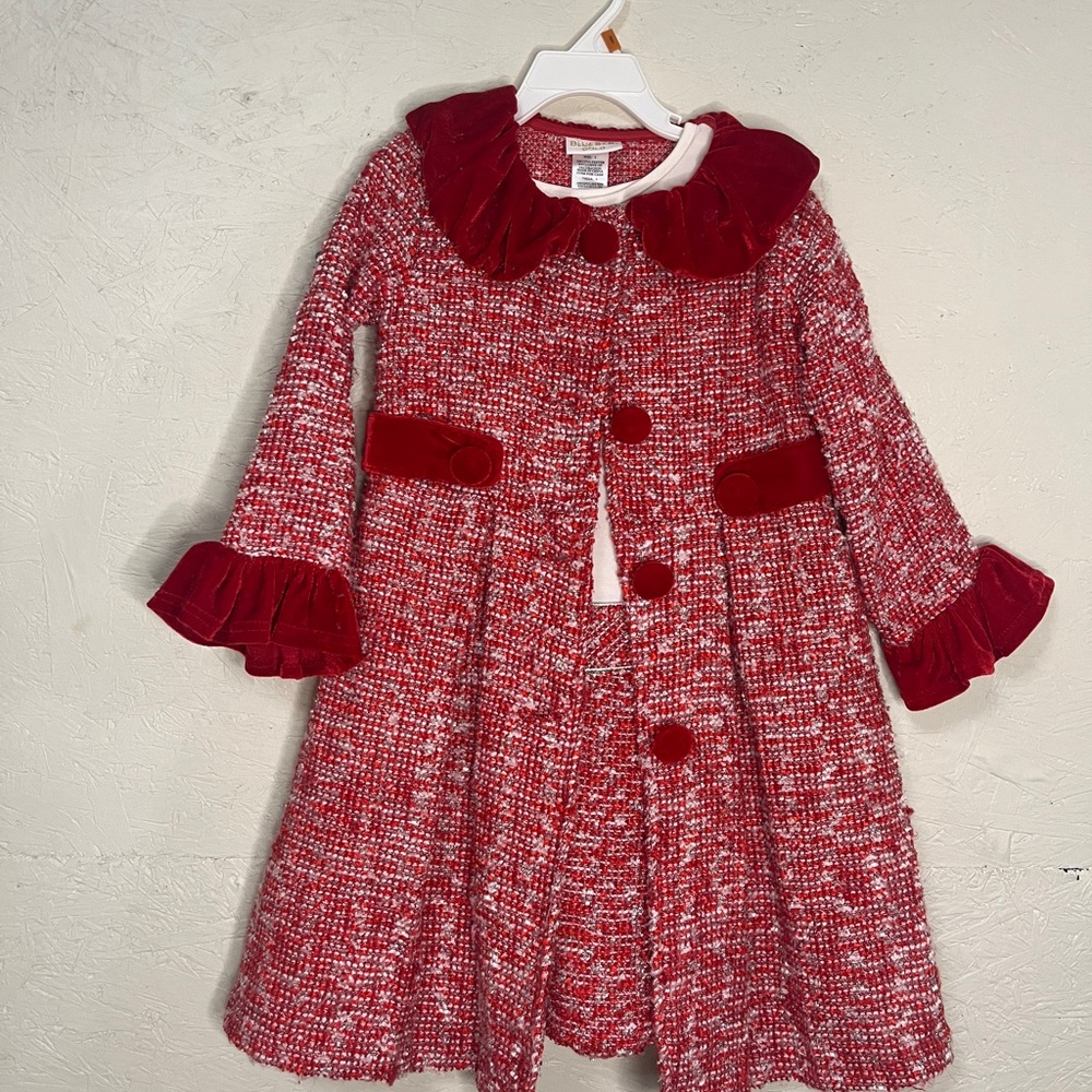 Chic Red Kids Matching Set